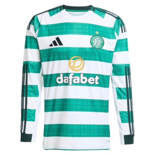 2025-2026 Celtic Long Sleeve Home Shirt