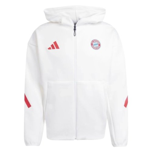 2025-2026 Bayern Munich Anthem Jacket (White)
