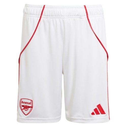 2025-2026 Arsenal Home Shorts (White) - Kids