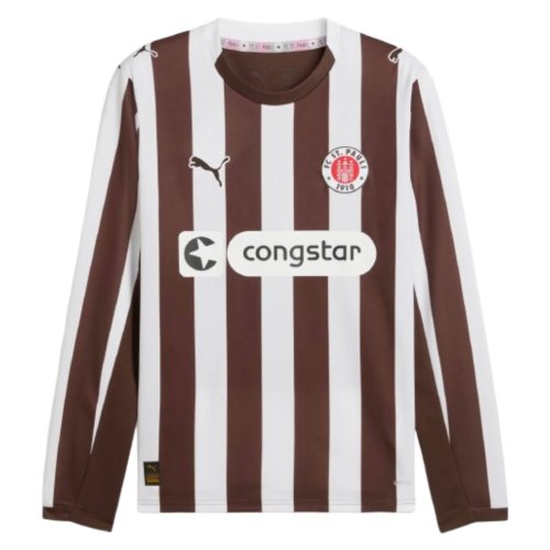 2025-2026 St Pauli Long Sleeve Home Shirt