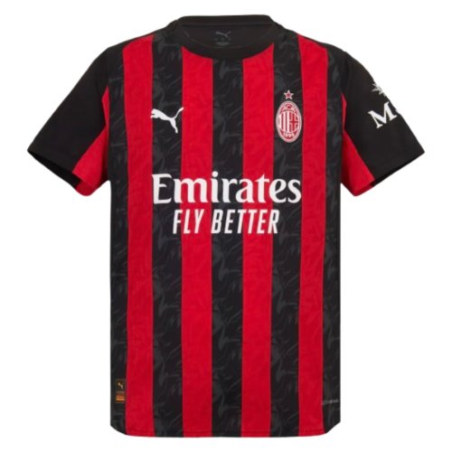2025-2026 AC Milan Authentic Home Shirt