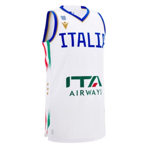 2025-2026 Italy FIP Basketball Home Jersey (White)