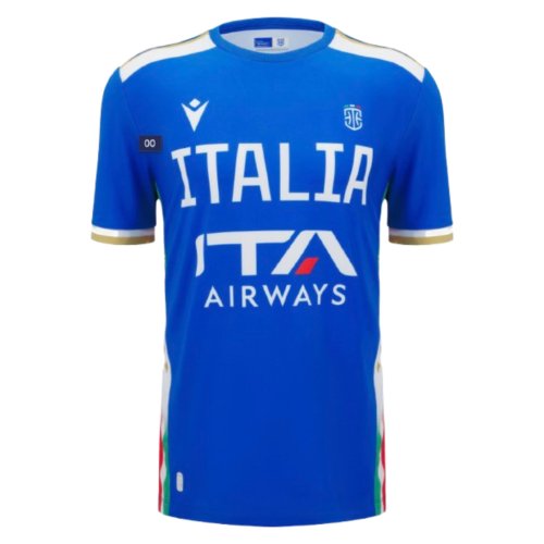 2025-2026 Italy FIP Basketball Training Shirt (Blue)