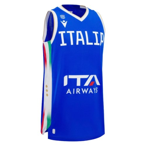 2025-2026 Italy FIP Basketball Away Jersey (Blue)