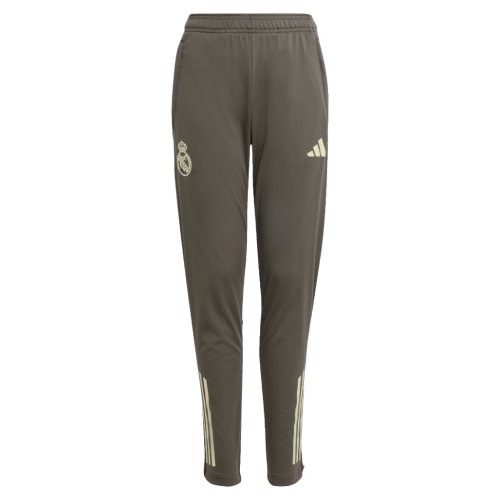 2025-2026 Real Madrid Training Track Pants (Utility Grey) - Kids