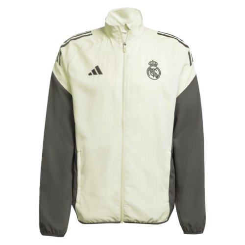 2025-2026 Real Madrid Presentation Jacket (Utility Grey)