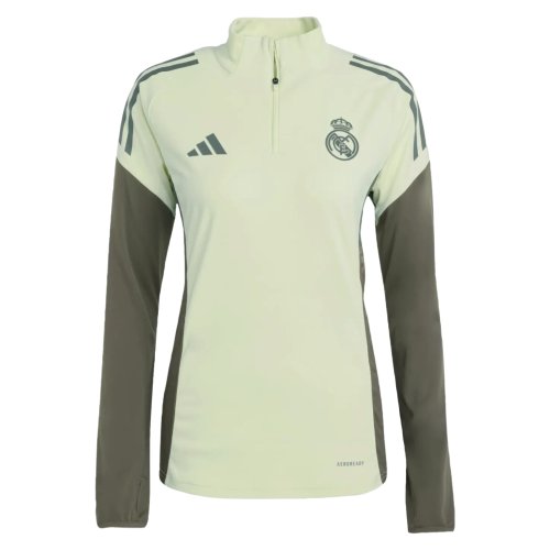 2025-2026 Real Madrid Training Top (Almost Lime) - Womens