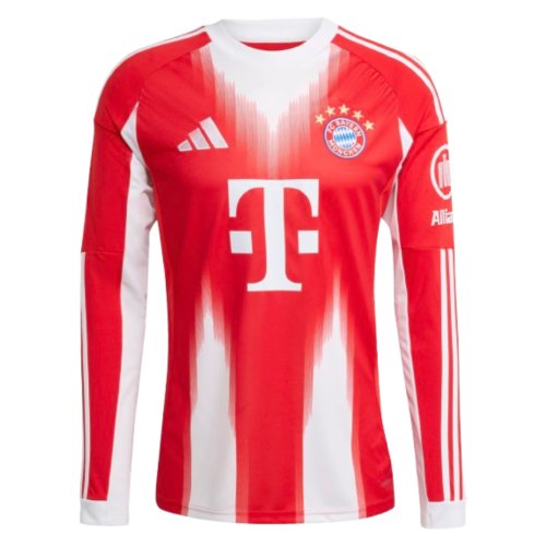 2025-2026 Bayern Munich Long Sleeve Home Shirt
