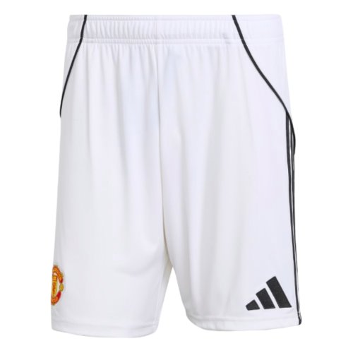 2025-2026 Man Utd Home Shorts (White)