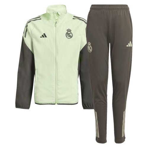 2025-2026 Real Madrid Tracksuit (Almost Lime) - Kids
