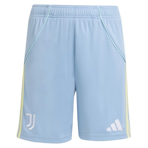 2025-2026 Juventus Away Shorts (Ash Blue) - Kids
