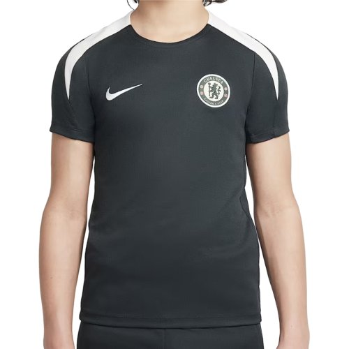 2025-2026 Chelsea Strike Training Shirt (Green) - Kids