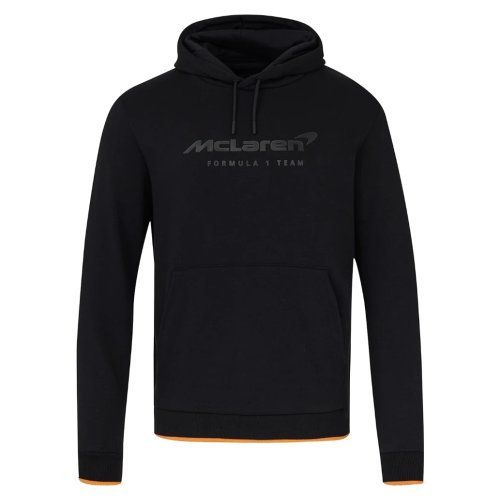 2025 McLaren F1 Core Essentials Hoodie - Black (Kids)