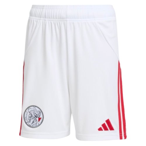 2025-2026 Ajax Home Shorts (White) - Kids