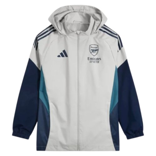 2025-2026 Arsenal Allweather Jacket (Grey)