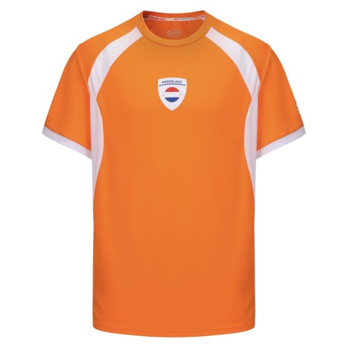 2025 Netherlands WEC Poly T-shirt (Orange) - Mens