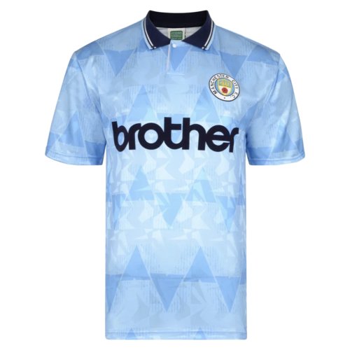 Score Draw Manchester City 1989 Home Shirt