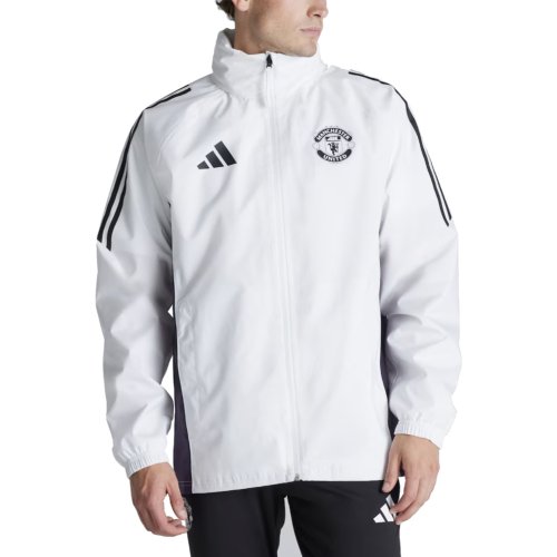2025-2026 Man Utd Rain Jacket (White)