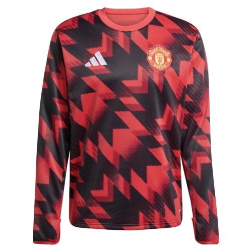 2025-2026 Man Utd Pre-Match Warm Top (Red)