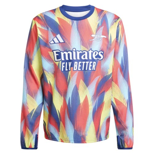 2025-2026 Arsenal Pre-Match Warm Top (Victory Blue)