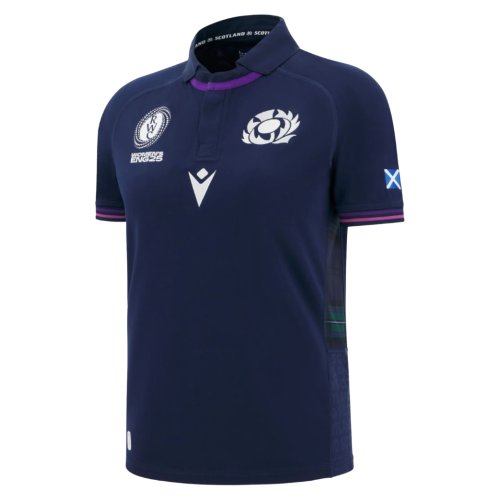 2025-2026 Scotland Home WRWC Poly Rugby Shirt (Kids)