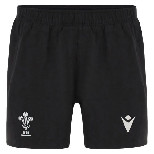 2025-2026 Wales Rugby Training Shorts (Black)