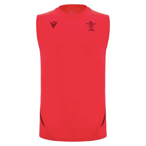 2025-2026 Wales Rugby Training Sleeveless Shirt (Red)