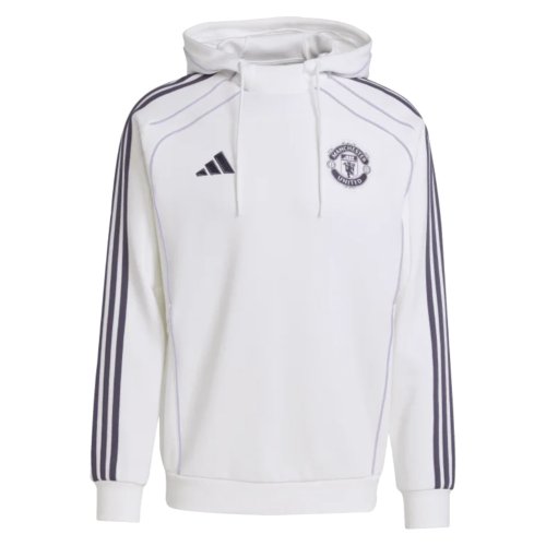 2025-2026 Man Utd UBP Doubleknit Hoody (White)