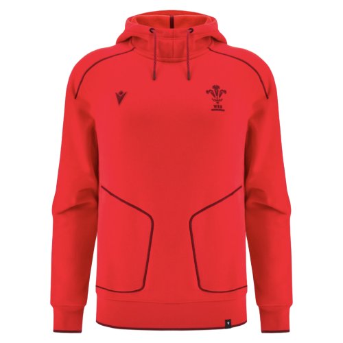 2025-2026 Wales WRU Ath Travel Player Hoody (Red)