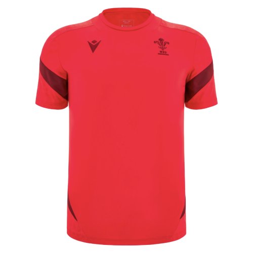 2025-2026 Wales WRU Player Training Shirt (Red) - Kids
