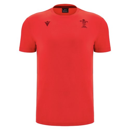 2025-2026 Wales WRU Travel Cotton Tee (Red) - Kids