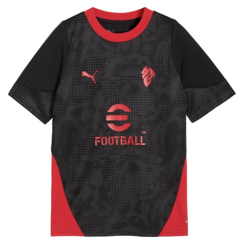 2025-2026 AC Milan Training Jersey (Black) - Kids
