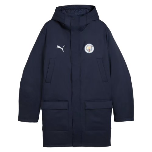 2025-2026 Man City Training Winter Coat (Deep Navy)