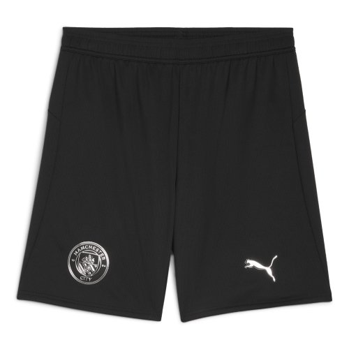 2025-2026 Man City Away Shorts (Black)