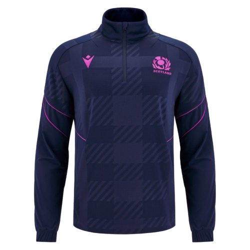 2025-2026 Scotland Rugby Travel Full Zip 3D Hoody (Navy)