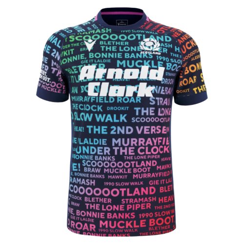2025-2026 Scotland Rugby Training Jersey (Rainbow)