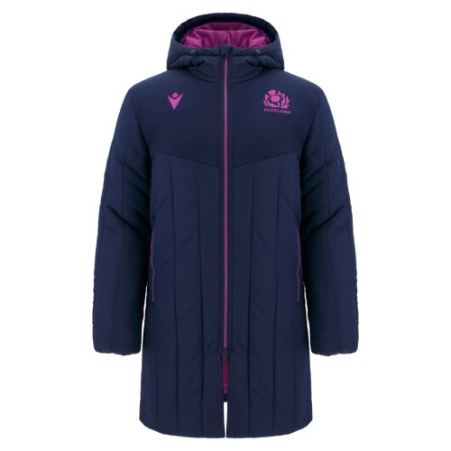2025-2026 Scotland Rugby Parka Padded Jacket (Navy)