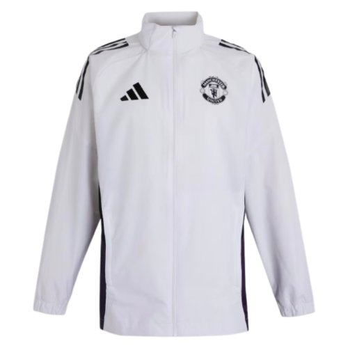 2025-2026 Man Utd Allweather Jacket (White)