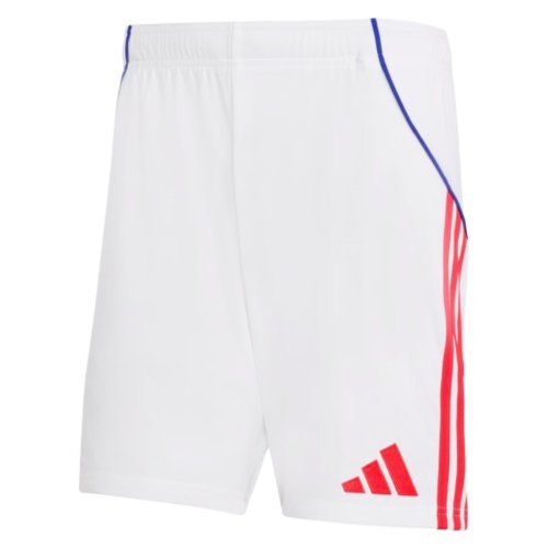2025-2026 Olympique Lyon Home Shorts (White)