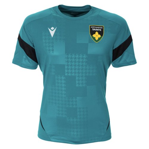 2025-2026 Northampton Saints Training Poly T-Shirt (Green)