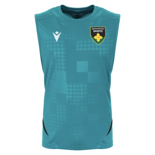 2025-2026 Northampton Saints Training Sleeveless Shirt (Green)