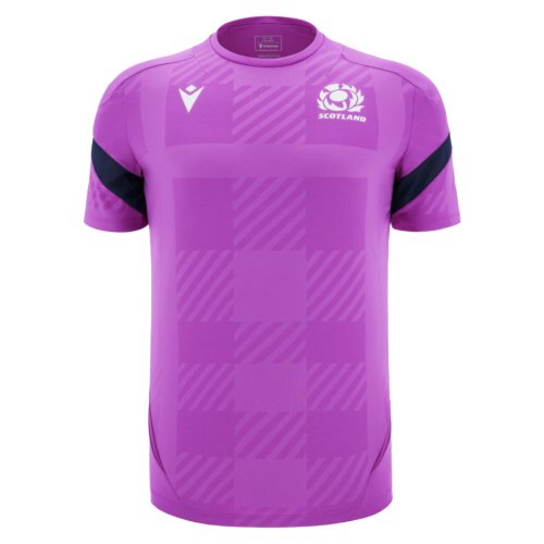 2025-2026 Scotland Rugby Training Poly Shirt (Purple) - Kids