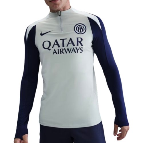 2025-2026 Inter Milan Strike Drill Top (Grey Haze)