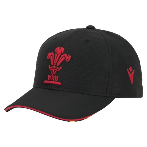 2025-2026 Wales WRU Custom Cap Curved Visor (Black)