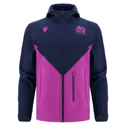 2025-2026 Scotland Rugby Softshell Jacket (Navy)