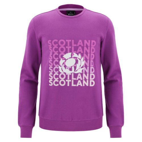 2025-2026 Scotland Rugby Leisure Sweatshirt (Purple)