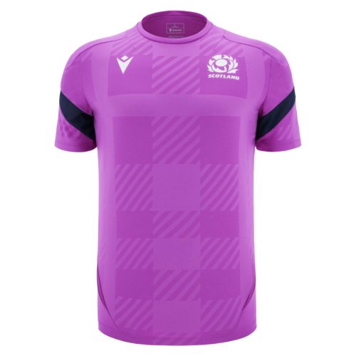 2025-2026 Scotland Rugby Training Poly Shirt (Purple)
