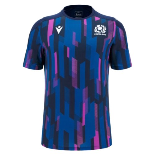 2025-2026 Scotland Rugby Warm Up Shirt (Navy)