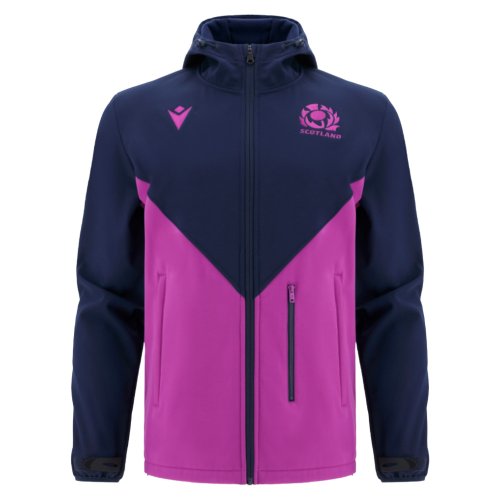 2025-2026 Scotland Rugby Softshell Jacket (Navy) - Kids