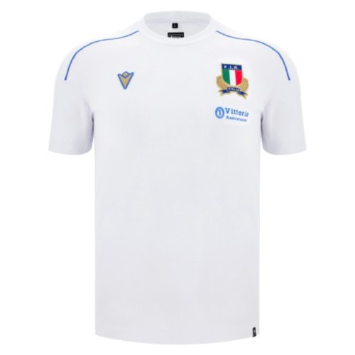 2025-2026 Italy FIR Rugby Ath Cotton Shirt (White)